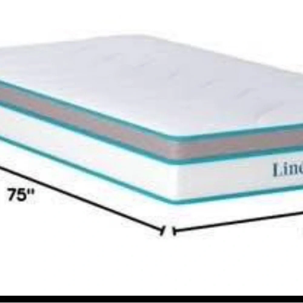 White and Gray Mattress